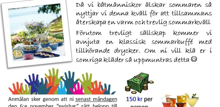 Höstfest 2023 med sommartema